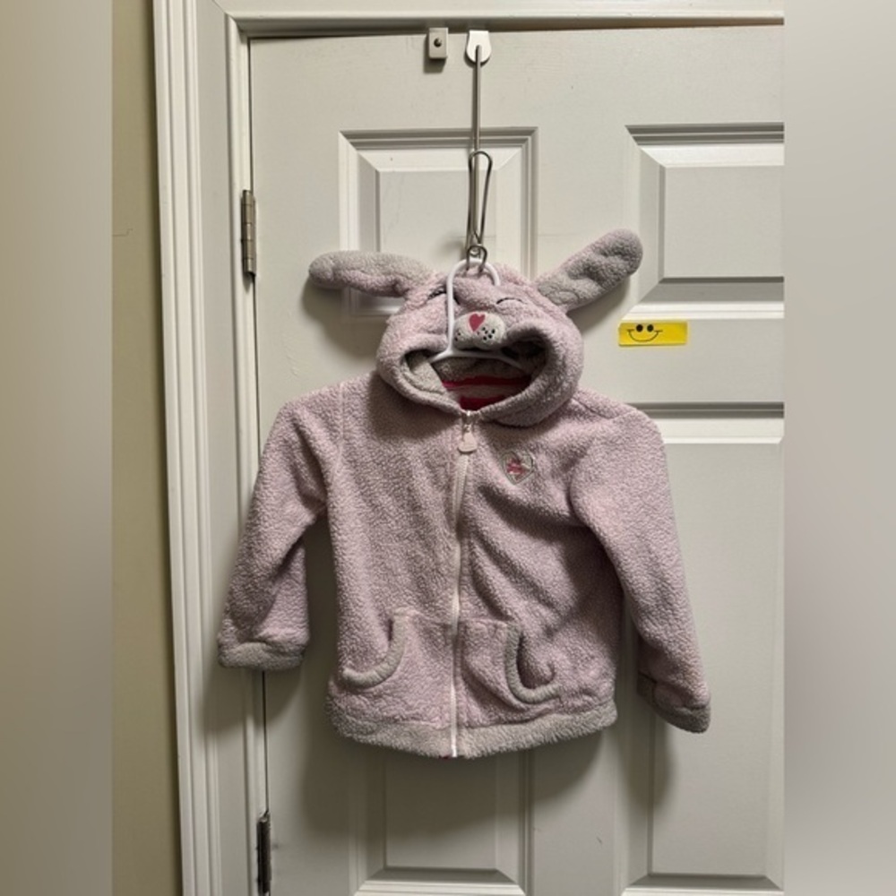 Toddler Girls Betsy Johnson Full Zip Bunny Hoodie 4/5